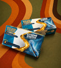 Blue nitrile gloves